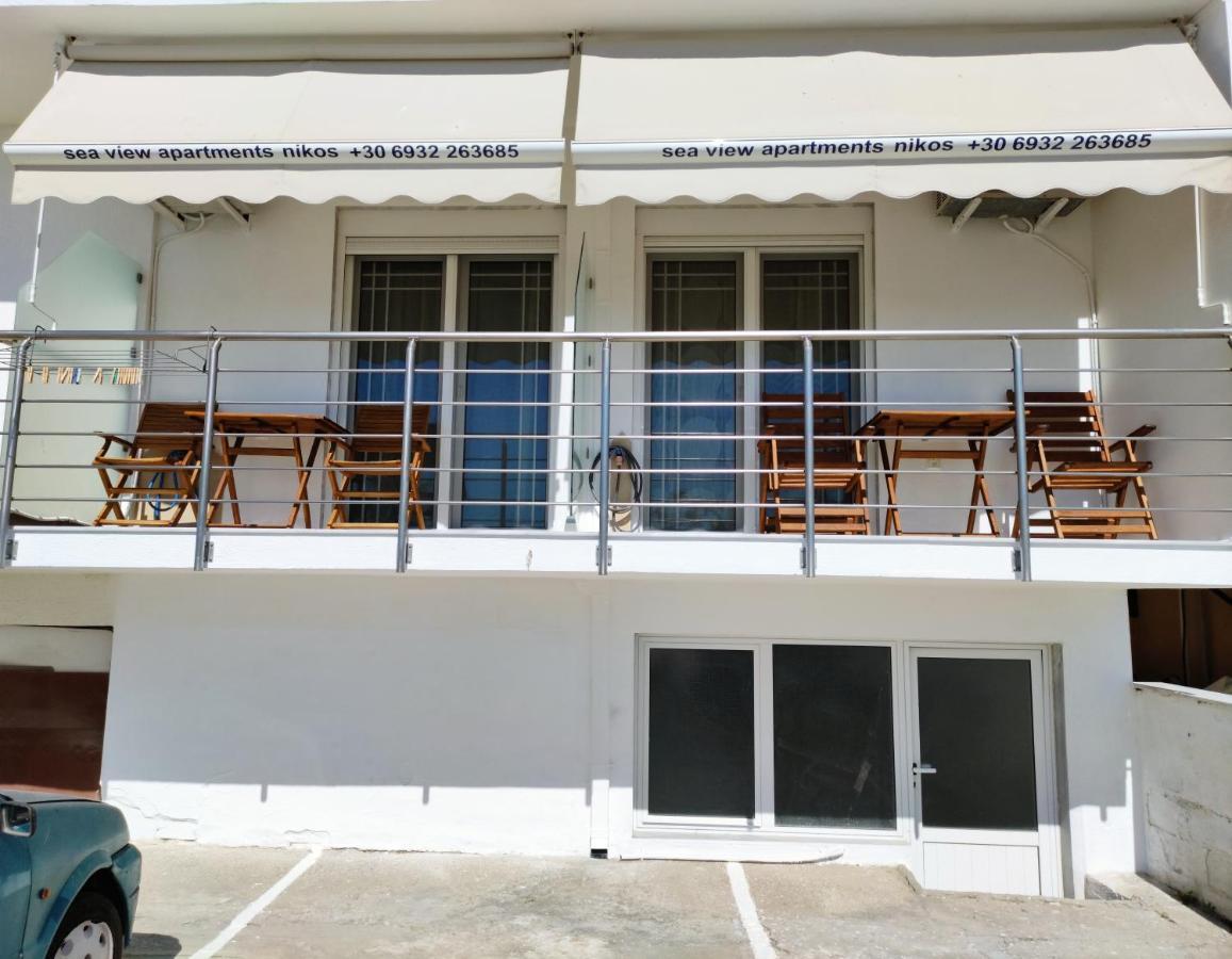 Sea View Apartments Nikos Nea Peramos  Luaran gambar